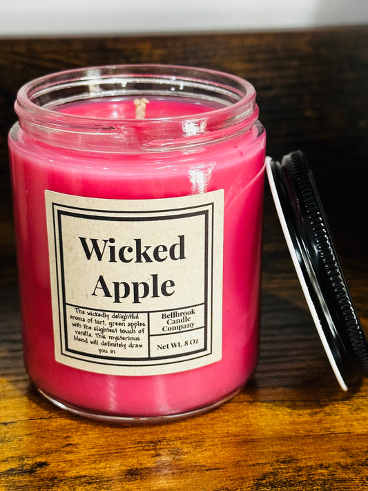 Wicked Apple 8oz Single Wick Candle