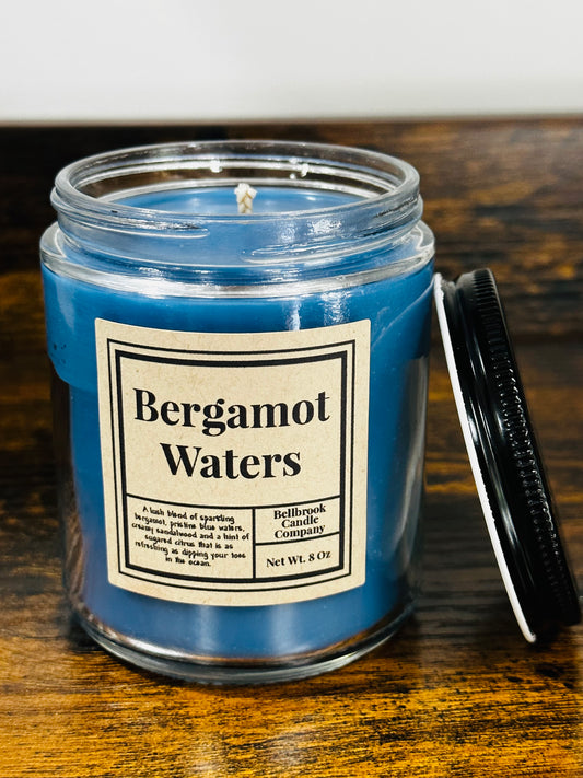 Bergamont Waters 8oz Single Wick Candle