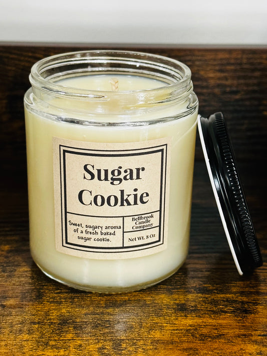 Sugar Cookie 8oz Single Wick Candle