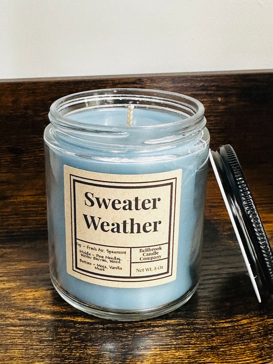 Sweater Weather 8oz Single Wick Candle