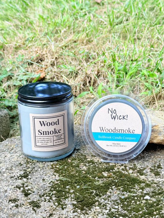WoodSmoke 8oz Single Wick