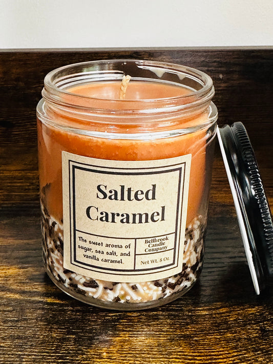 Salted Caramel 8oz Single Wick Candle