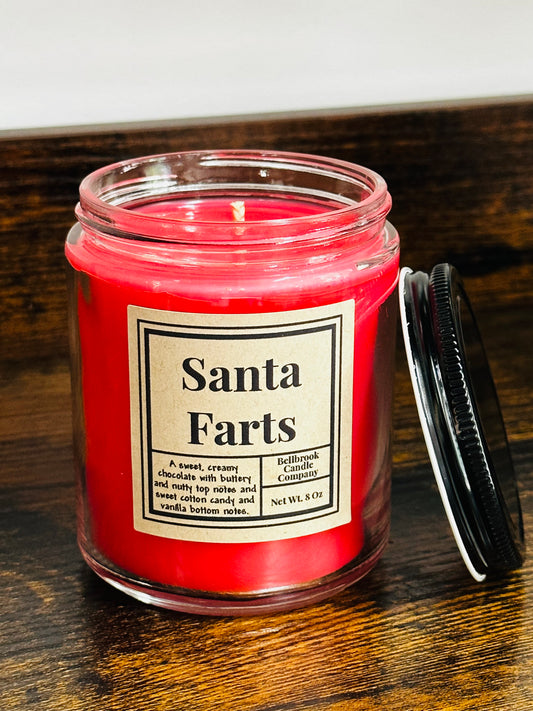 Santa Farts 8oz Single Wick Candle