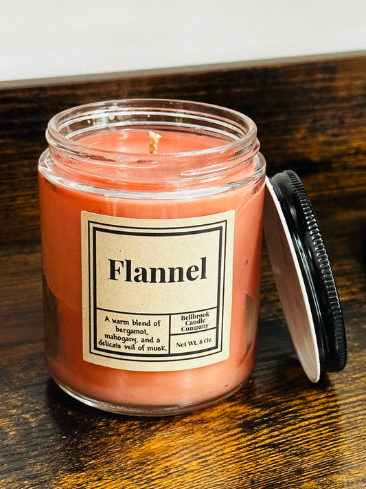 Flannel 8oz Single Wick Candle