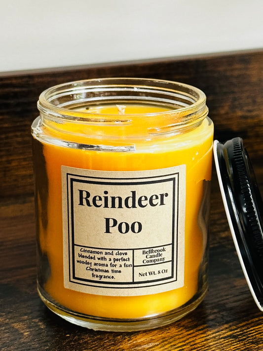 Reindeer Poo 8oz Single Wick Candle