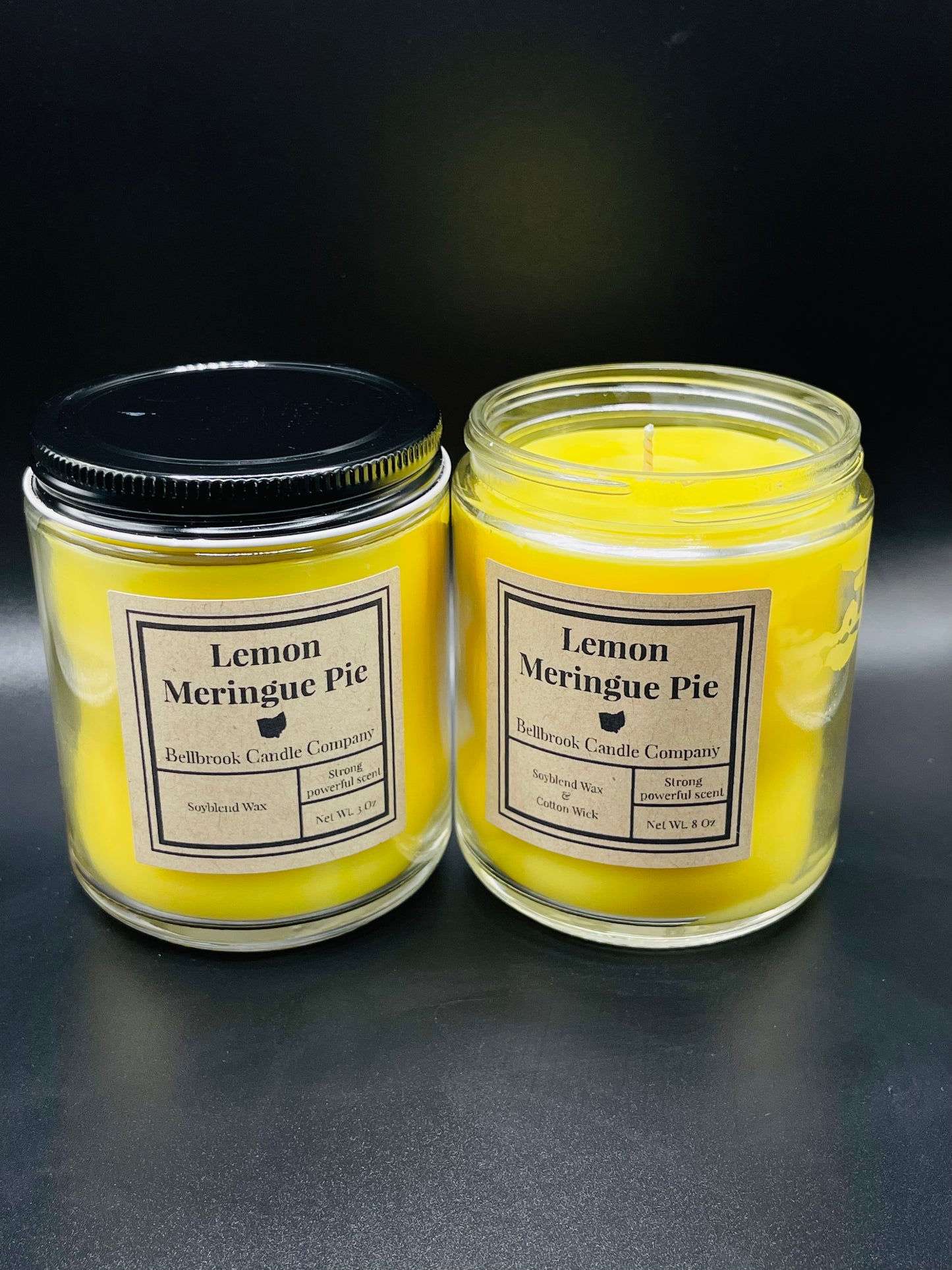 Lemon Meringue 8oz Single Wick Candle