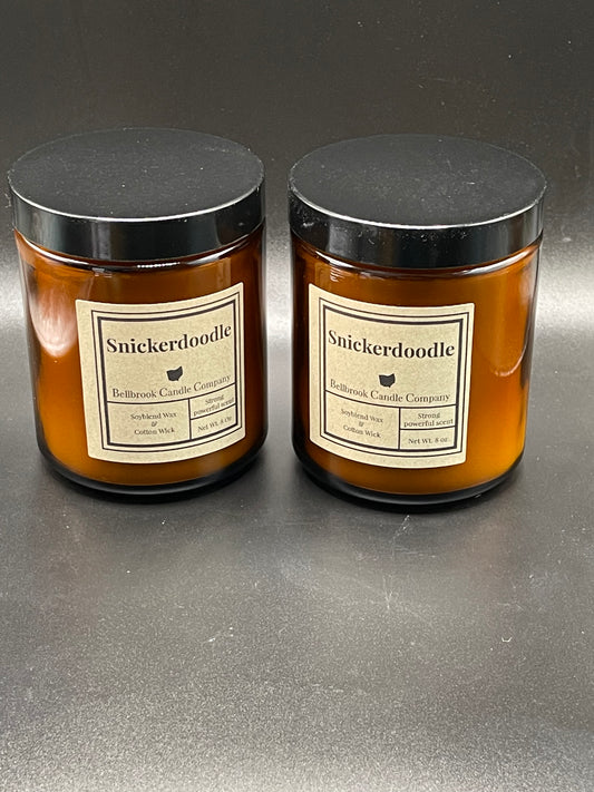 Snickerdoodle 8oz Single Wick Candle