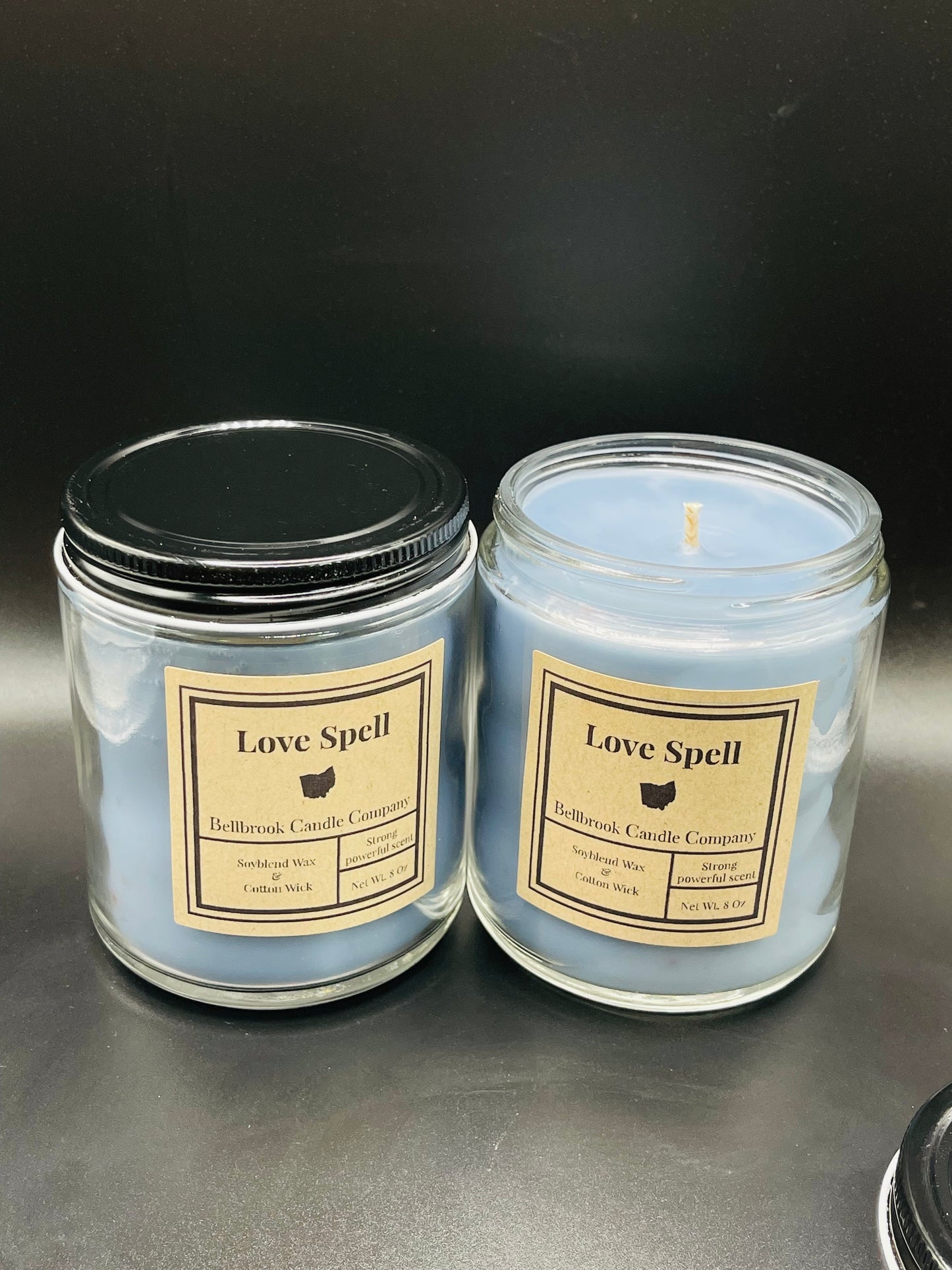 Love Spell 8oz Single Wick Candle