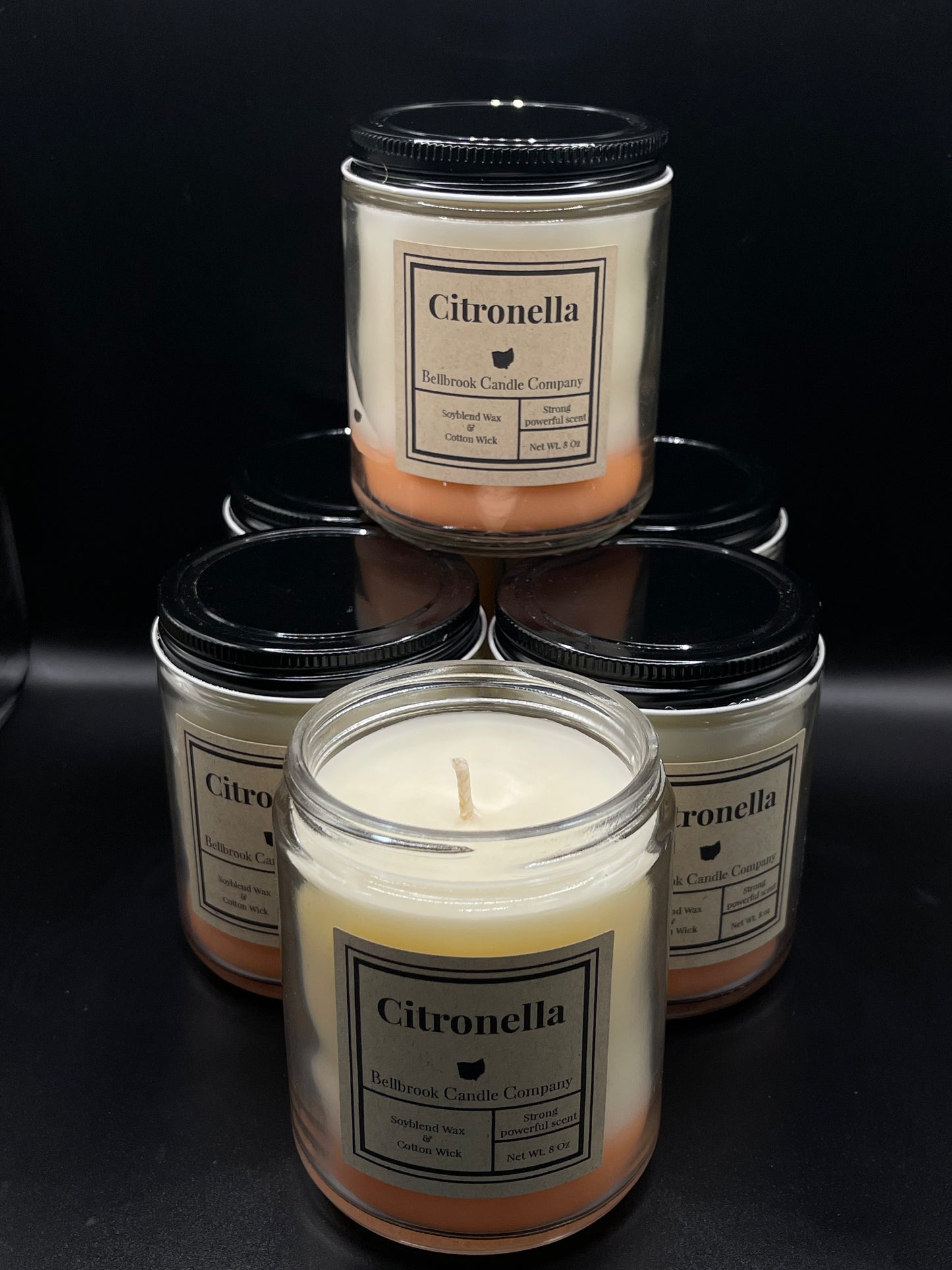 Citronella 8oz Single Wick Candle